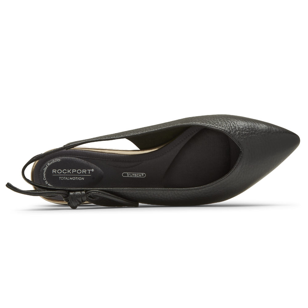 Rockport Slingback For Womens Black - Total Motion Zuly Bow - AR5268341